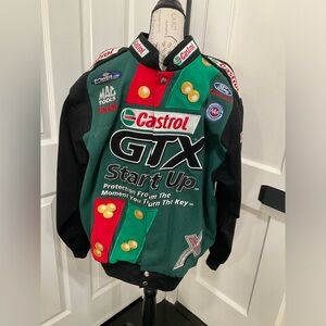SIGNED JOHN FORCE DRAG RACING CASTOL TEAM RACING JACKET